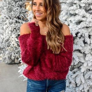 Express Fuzzy Sweater